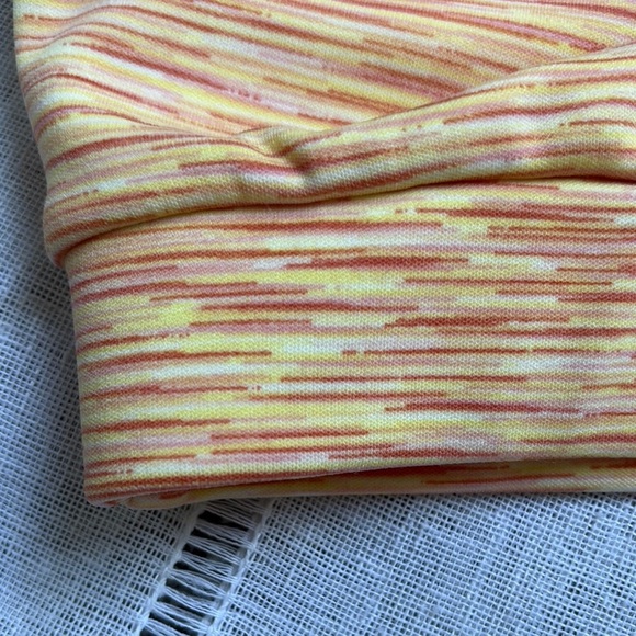 Shosho Orange Yellow Sports Bra with Racerback Design - Picture 7 of 7